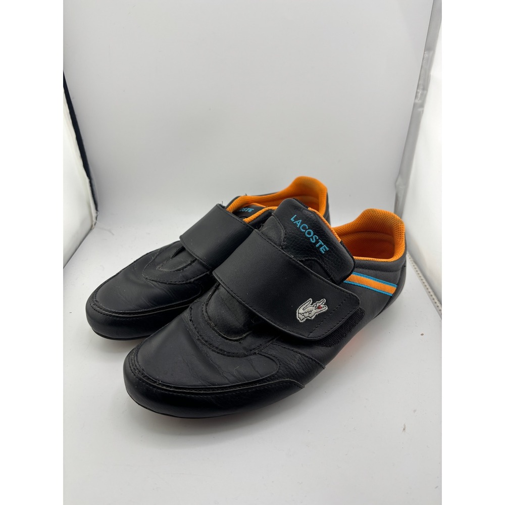 Lacoste Sport Diluer Strap 1991 Mens Black Leather Sneakers 7-26SPM4128Z83 7.5